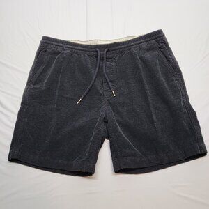 Taylor Stitch Shorts Mens Large Pull On Drawstring Corduroy Organic Cotton